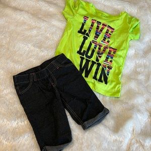 Girls Summer Outfit Sz 5/6 & 5T